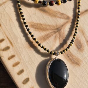 Colgante doble Onyx