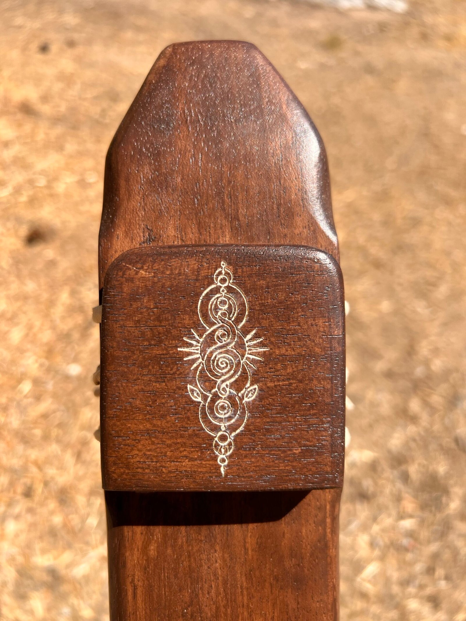 SACRED SPIRAL Flauta Doble Nativa C3 - Imagen 4