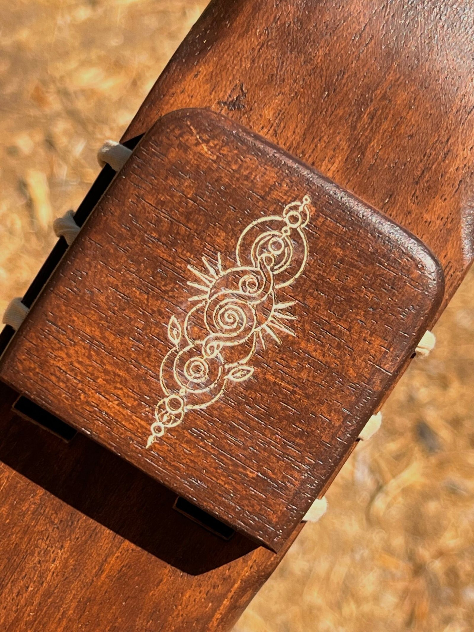 SACRED SPIRAL Flauta Doble Nativa C3
